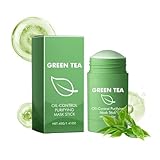 2 Stück Green Tea Mask Stick, Grüntee-Tiefenreinigungsmaskenstift,...