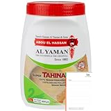 Al Yaman Tahineh 454g | Original libanesische Sesampaste aus 100% reinem Sesam | Veganes...