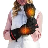 Kintiwe Beheizbare Handschuhe, Beheizte Handschuhe Damen Herren mit Akku und 3 Stufen...