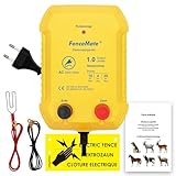 FenceMate 230V Weidezaungerät 1 Joule Output für 4 bis 20 km, niedrige Impedanz...