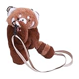 Red Panda Sling Bag | Cute Animal Sling Bag | Red Panda Backpack | Cartoon Panda Sling...