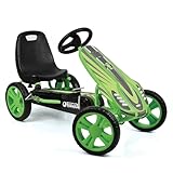 Hauck Gokart Speedster für Kinder 4-8 Jahre, bis 50 kg, Handbremse, 3-Fach Verstellbarer...