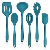 Küchenhelfer Set, HaWare 6-teiliges Kochutensilien Set, Antihaft Silikon...
