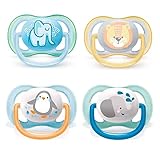 Philips Avent Schnuller ULTRA AIR // Neuheit 2018 // 0-6 Mo // 4er Set Boy //...