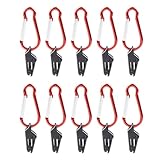 10 Stück Winddichte Planen Krokodilklemmen Mit Karabiner