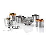 chg 3405-00 Dessert- Speiseringset, 8-tlg., hochwertiger Edelstahl-rostfrei in...