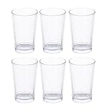 alpina Wassergläser - Trinkgläser Set - Gläser Set 6 Teilig - Spülmaschinenfest - 220...
