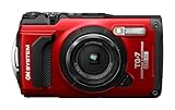 OM SYSTEM Tough TG-7 Rot Digitalkamera,wasserdicht, stoßfest, Unterwasser- und...
