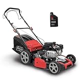 Scheppach MS180-51 Benzin Rasenmäher mit Radantrieb | 5,4 PS | 51cm Schnittbreite | 65L...