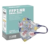 20 FFP2/KN95 Maske Bunt CE Zertifiziert Kleine Größe Small, Medizinische Mask...