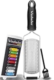 Winzbacher - Premium Zester Reibe I Parmesanreibe, Zitronenreibe, Muskatnuss...