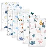 Maliton 6 Stück Baby Spucktücher für Jungen/Mädchen,aus 100 % Baumwollem,weich,...