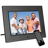 TSITSC 7 Zoll Digitaler Bilderrahmen, 1024 * 600 IPS-Bildschirm Elektronischer...