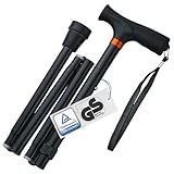 Weinberger Teleskop-Gehstock, Spazierstock, stabil, faltbar, höhenverstellbar,...