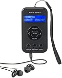VR-Radio Mini Radio: Digitales Taschenradio mit DAB+/FM, Akku, LCD-Display, DRC &...