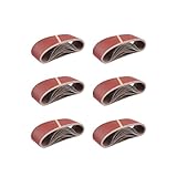 Gewebe-Schleifbänder │ 25 Stück │ 75 x 533 mm │ je 5 x Korn 40/60/80/120/180 │...