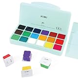 INK LAB HIMI Gouache Farben Set 18 Farben x 30 ml Gouache Paint Ungiftige Einzigartiges...