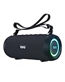 MIFA A90 Bluetooth Lautsprecher 60W kabellos IPX7 wasserdicht RGB-LED-Licht 30 Stunden...