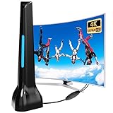DVB-T/DVB-T2 Antenne mit Verstärker, Großer Reichweite und 360° Empfang - Geeignet für...