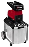 Einhell Elektro-Leisehäcksler GC-RS 60 CB (2800 W, max. 45 mm Aststärke, Schneidwalze,...