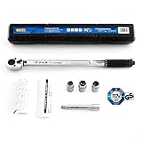 S&R Drehmomentschlüssel 28-210 Nm SET: 1/2' Drehmoment-Schlüssel 475 mm mit...