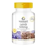 Leinöl 500mg Kapseln - Flaxseed Oil 500mg - 250 Softgels - pflanzliche Omega 3-6-9...
