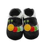 SAYOYO Raupe WeichesLeder Lauflernschuhe Krabbelschuhe Babyschuhe, 21/22 (12-18) L Monate,...