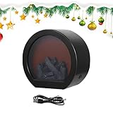 Kaminlaterne, Tragbare LED Feuerlampe, Flammenlose Dekorative Batteriebetriebene...