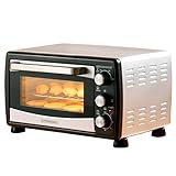 Mini Backofen 20 Liter | Pizza-Ofen | Minibackofen | 3in1 Backofen mit Umluft |...