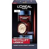 L'Oréal Paris Gesichtspflege Set, Revitalift Laser X3, Anti-Aging Tagespflege...