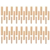 60 Stück Holzdübel Set M6 M8 M10 Riffelholzdübel für Geriffeltes DIY...