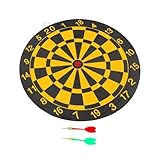 KICHOUSE Dartscheibe Doppelseitig Wurfspiel Outdoor Lustiges Interaktives Wurfspiel für...