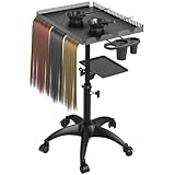 Rollwagen für Friseursalons, Salon-Tablettwagen, Trolley-Wagen für Haarverlängerungen...