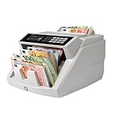 Safescan 2465-S Geldzählmaschine, Wertzählung für gemischte EUR-Banknoten -...