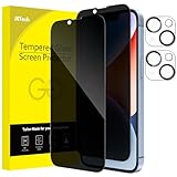 JETech Sichtschutz Full Screen für iPhone 14 Plus 6,7 Zoll mit Kameraschutz,...
