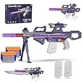Kamaso Elektrische Spielzeug Pistole für Nerf Gun Sniper, 【2 Magazin】, 100+ Stil Toy...