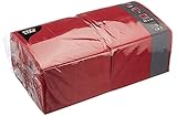 PAPSTAR 84577 250 Servietten, 3-lagig 1/8-Falz 33 cm x 33 cm, Bordeaux