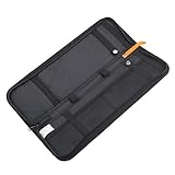 YINETTECH Tragbare stilvolle schwarze Nylon Herren Krawattenklammern Manschettenknöpfe...