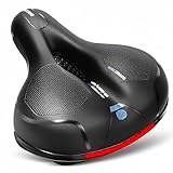 BRGOOD Fahrradsattel Herren Damen,Memory Foam Fahrrad Sattel Bequem Weich,Hohl...