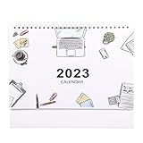 NOBRIM Desktop-Kalender Stehender Kleiner Tischkalender Desktop-Kalender Desktop-Kalender...