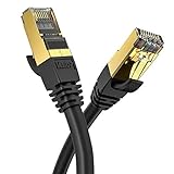 Veetop Cat8 Lan kabel Netzwerkkabel Ethernetkabel Internetkabel Superschnell Flexibel und...