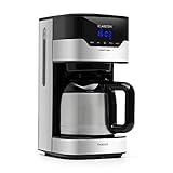 Klarstein 1,2 L Kaffeemaschine mit Thermoskanne und Timer, Filtermaschine für 12 Tassen,...