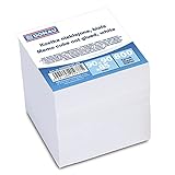 DONAU 8302001PL-09 Ökologischer Würfel Zettelbox Notizklotz Zettelklotz Nicht Verklebt,...