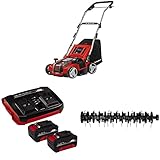 Einhell Akku-Vertikutierer-Lüfter GE-SA 36/35 Li Power X-Change (36 V, Brushless, 35cm...