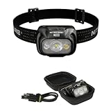 Nitecore NU33 Stirnlampe 700 Lumen USB C Wiederaufladbare Stirnlampe mit Rotem Licht und...