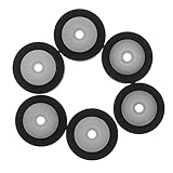 PHENOFICE 6 Stück Kunststoff Achsen Druckrolle, Audioteile, Deck Andruckrolle,...