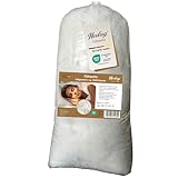 Herlag Füllwatte 1.000 g, Kissenfüllung, Waschbar bis 60 °C, Bastelwatte,...