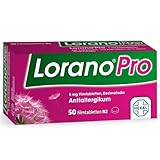 LORANO PRO 5 mg Filmtabletten 50 St – Die Power-Allergietablette