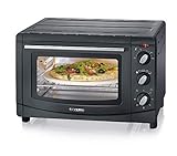 SEVERIN Back- und Toastofen mit Umluftfunktion, Mini Backofen mit Grillrost,...