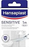 Hansaplast Sensitive Pflaster (1 m x 6 cm), zuschneidbare und hautfreundliche...